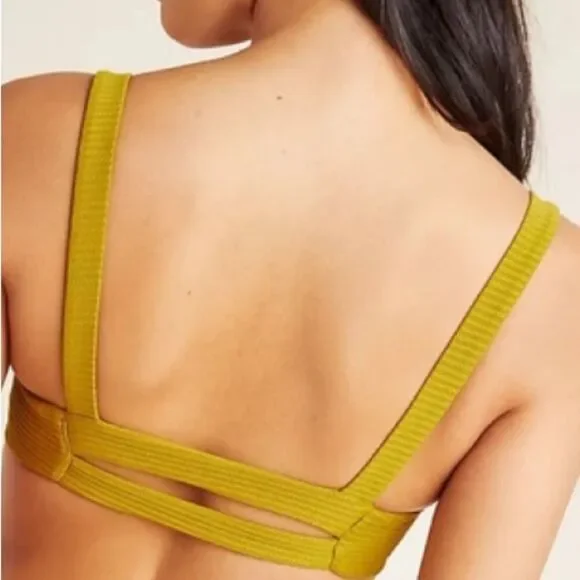 Nwt l*space jess top marigold yellow cabana bottom bitsy citrus foral set